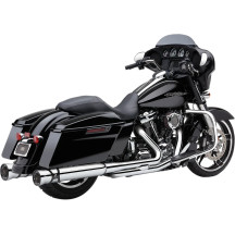 Pro Chamber Headpipes — Fits Milwaukee Eight, 2-Into-2 system, Chrome