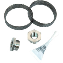 Power Tune® Dual Headers — 2-Into-2 system, stainless steel, chrome finish, fits '95–'16 OEM-style mufflers