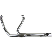 Hideaway Header — 2-Into-2 System, Nickel Chrome