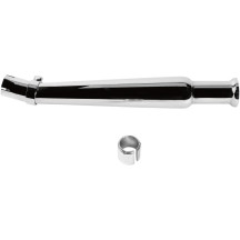 Silenciador megáfono con extremo acampanado — entrada 1-3/4", 20" de largo, cromo