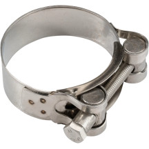 Stainless Steel Exhaust Clamp — 49.3–53.8 mm (1.94–2.12 in)