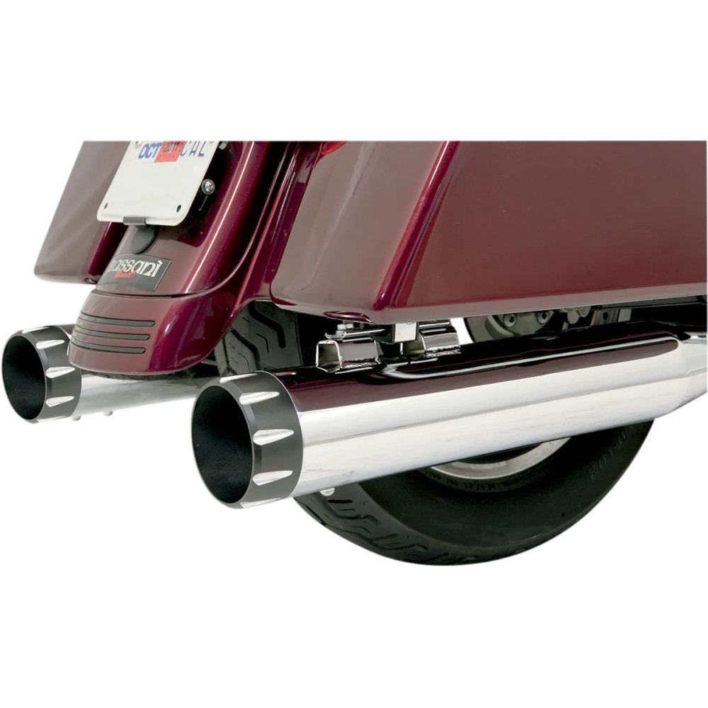 Optional B1-Style Quick-Change End Caps — Fluted/Straight-Cut