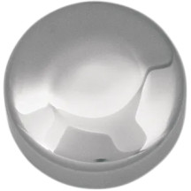 Tapón de tuerca del vástago de la horquilla — tubo de horquilla, plateado, cromado