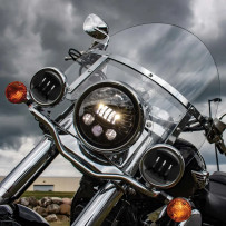 Faros antiniebla LED de 4-1/2" — negro