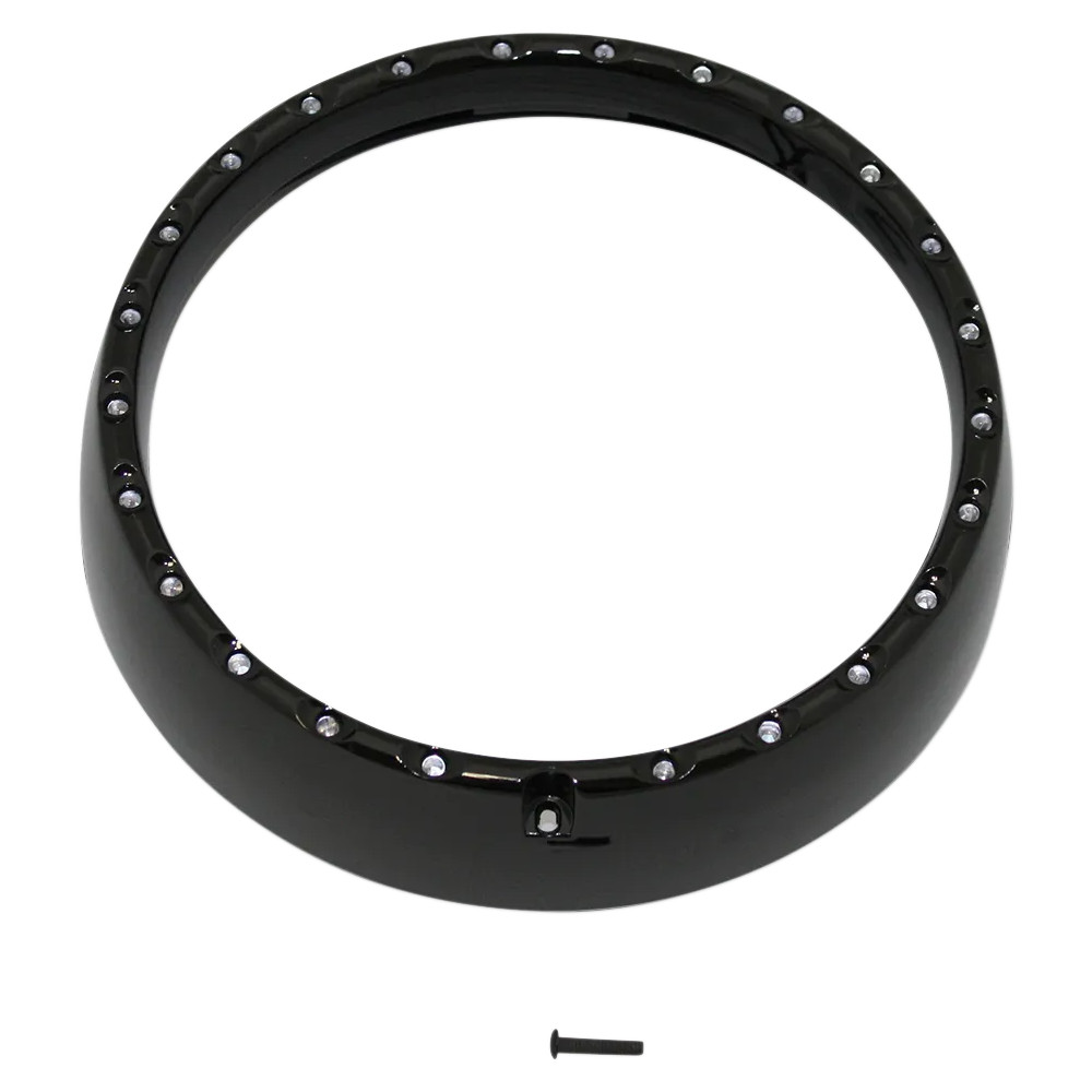 7" LED Halo Headlight Trim Rings with Built-In Turn Signals