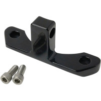 Soporte base y bloque de montaje para faro — para Harley Davidson®, negro