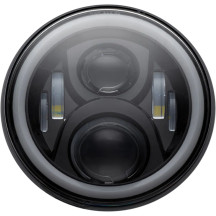 7" LED Halo Headlamp with Mounting Ring