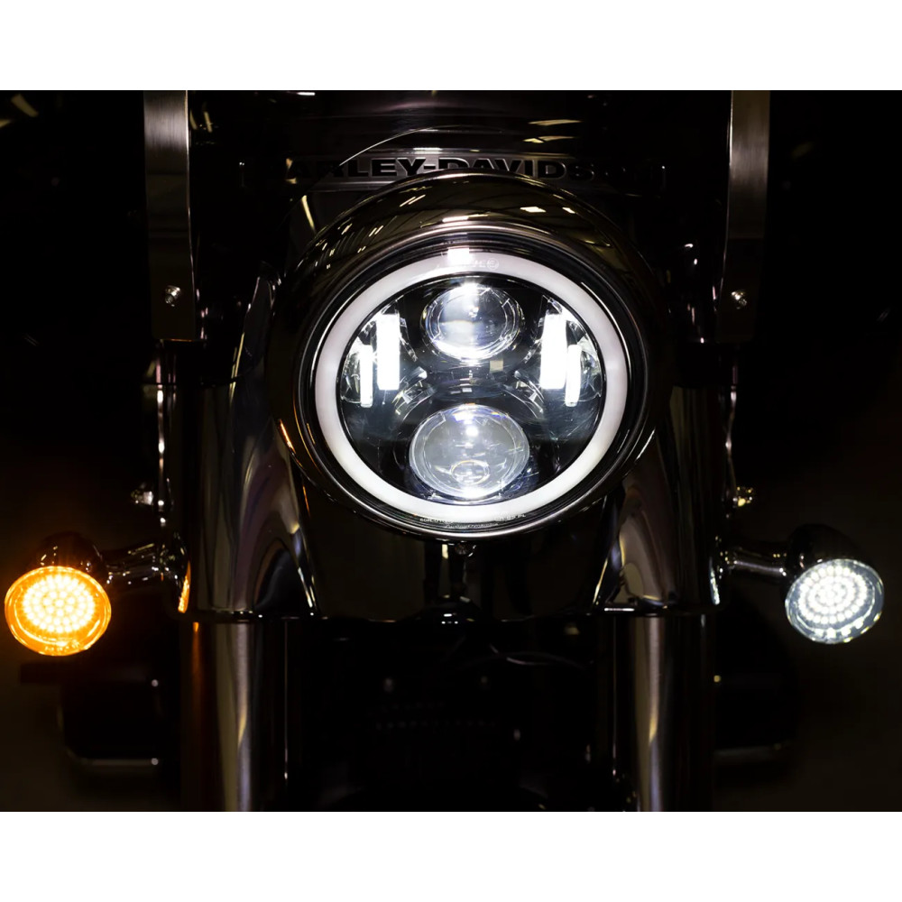 7" Halo Headlamp with Touring Adapter