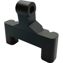 Soporte de montaje para faro — Compatible con Harley Low Rider S, negro