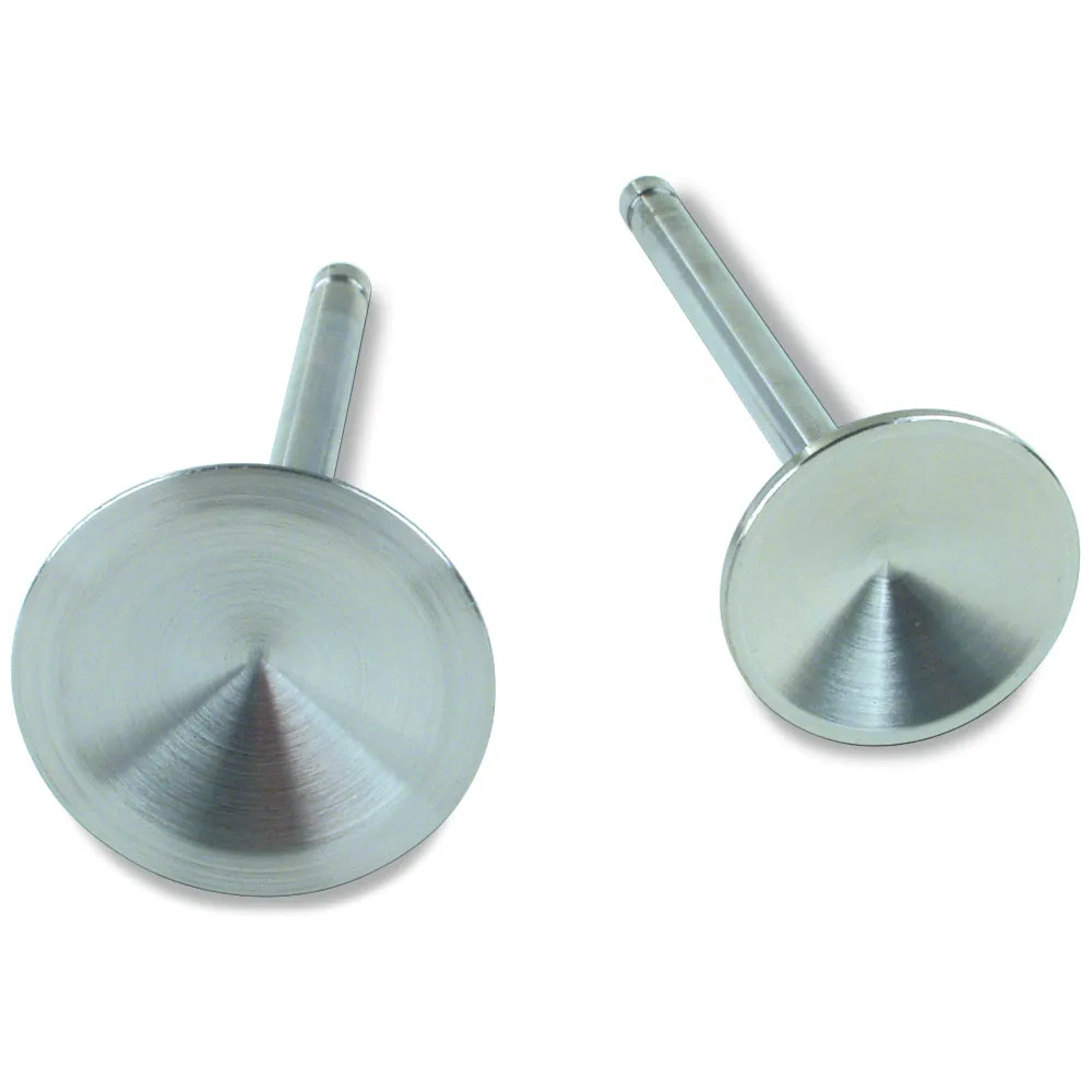 Válvulas de repuesto de acero inoxidable para S&S Heads — Admisión 2.000", Escape 1.605", 89cc/91cc