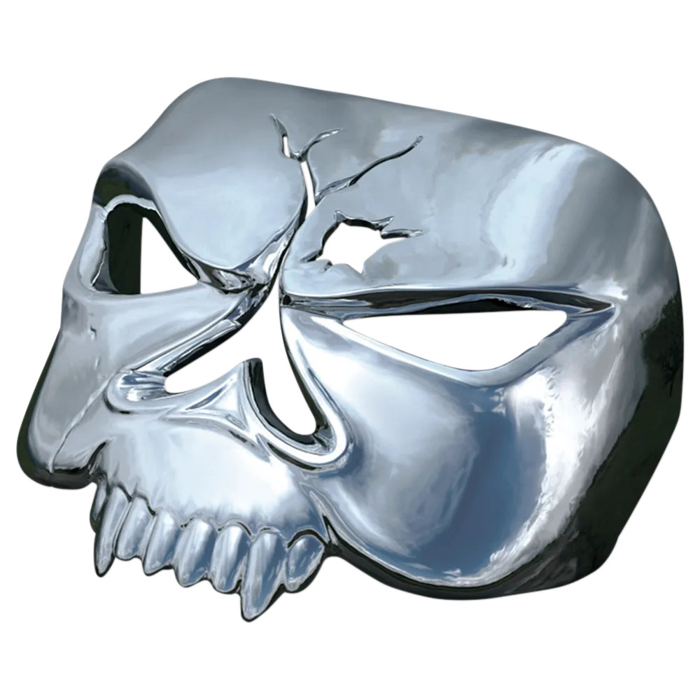 Zombie™ Taillight Cover — 1973–2019 H-D models with conventional fender-mounted taillights, Chrome