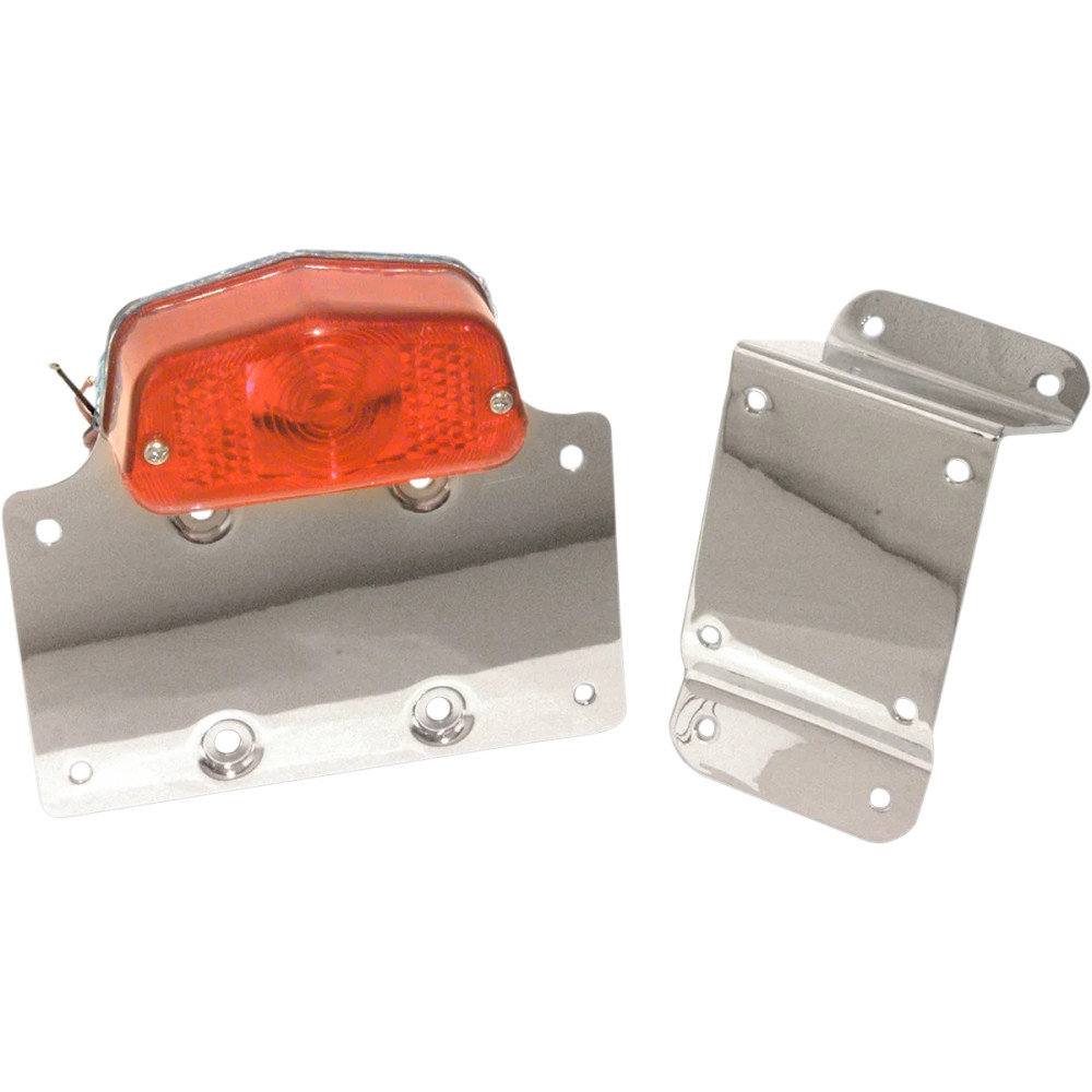 Lucas-Style Taillight with License Plate Bracket Lucas-Style Taillight with License Plate Bracket