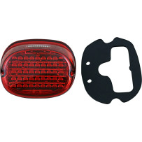 Piloto trasero LED de perfil bajo — Rojo, 45 LEDs