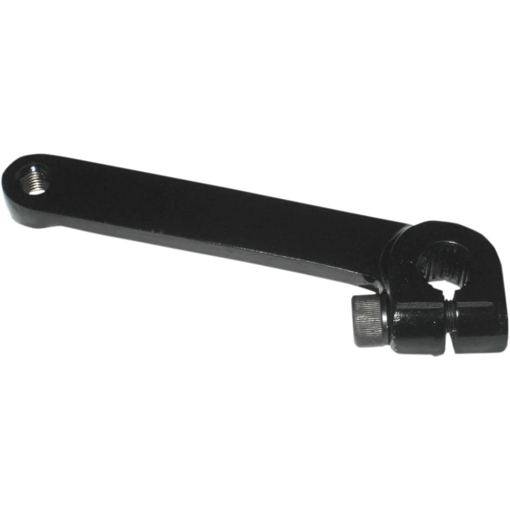 Transmission Shifter Rod Lever — Fits Big Twin 5- or 6-speed transmissions, black gloss