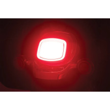 Piloto trasero Tracer LED — Harley Davidson®, lente roja, carcasa negra