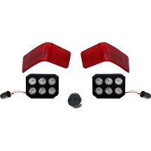 LED Tour-Pak Run/Brake Lights with Lenses