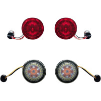 ProBEAM® Kit de conversión de intermitentes delanteros y traseros — casquillo 1157, LED, ahumado delante/rojo detrás