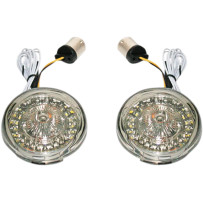 ProBEAM® Ámbar/Blanco Dynamic Ringz™ — base 1156, Harley Davidson®, LEDs ámbar y blancos, lente ahumada