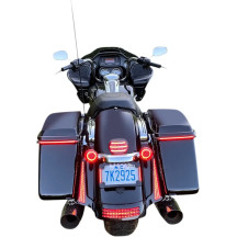 Insertos LED Genesis® 4 con anillo rojo para intermitentes — 48 LED, casquillo 1157, trasero