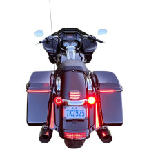 Insertos LED Genesis® 4 con anillo rojo para intermitentes — 48 LED, casquillo 1157, trasero