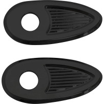 Adaptadores/Placas de Cubierta para Intermitentes Traseros en Puntales de Guardabarros — Harley-Davidson®, negro