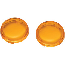 Lentes de repuesto estilo bala para intermitentes — Harley-Davidson®, ámbar, par