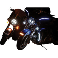 Conversiones de intermitentes delanteros Tracer L.E.D. — zócalo 1157, LED, Delantero, Ámbar, Par