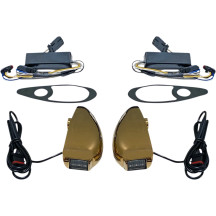 ProBEAM Road Glide Intermitentes — compatible con Harley-Davidson, acabado dorado