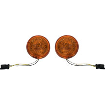 ProBEAM® Intermitentes frontales halo — zócalo JAE, ámbar/blanco, 36 LED