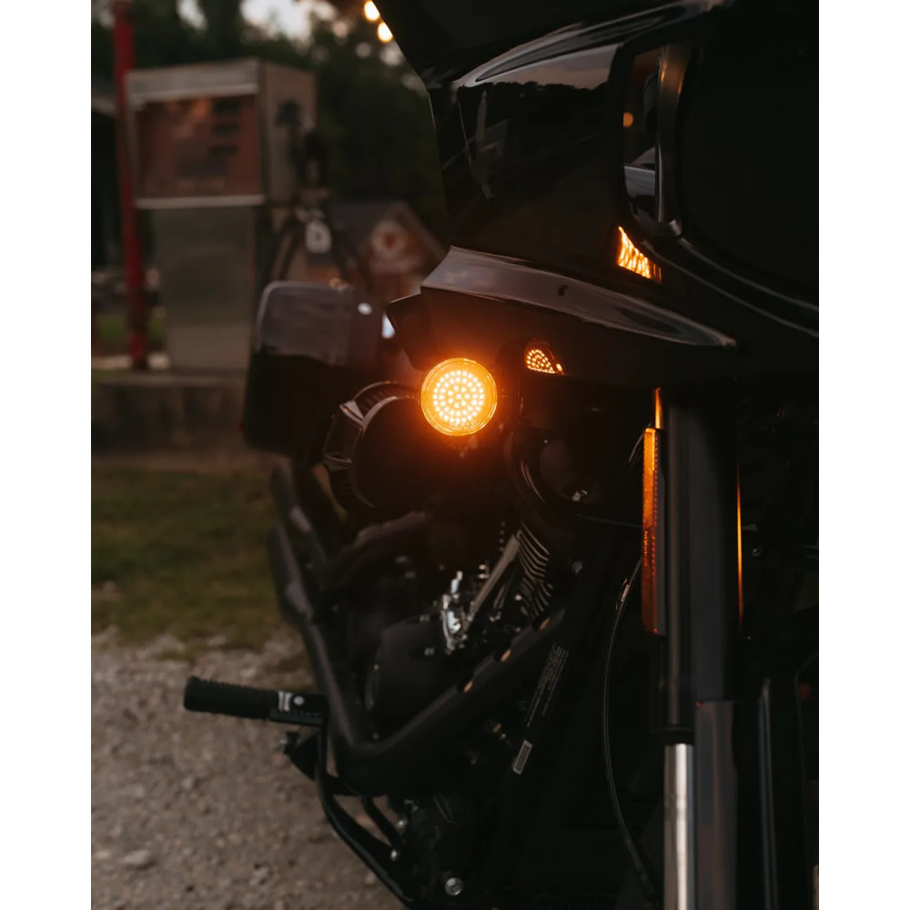 Genesis® 4 Solid Amber Front Turn Signal Insert Genesis® 4 Solid Amber Front Turn Signal Insert