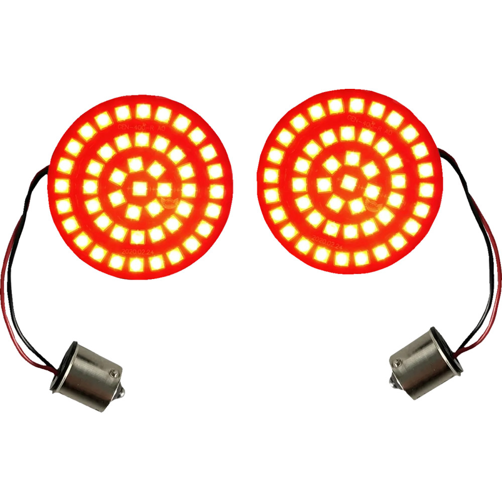 Genesis® 4 Solid Red Bullet Rear Turn Signal Insert Genesis® 4 Solid Red Bullet Rear Turn Signal Insert