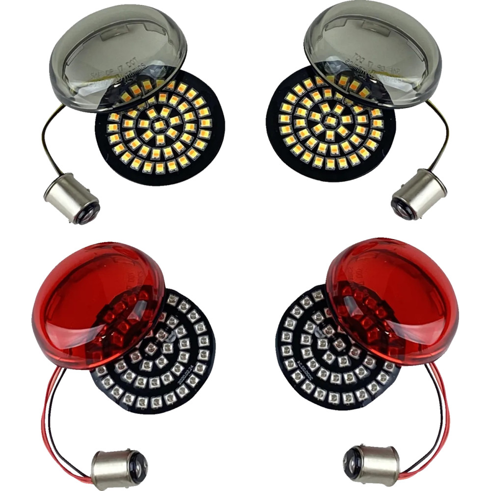 Genesis® 4 Kit de Señales de Giro LED Delanteras y Traseras Genesis® 4 Kit de Señales de Giro LED Delanteras y Traseras