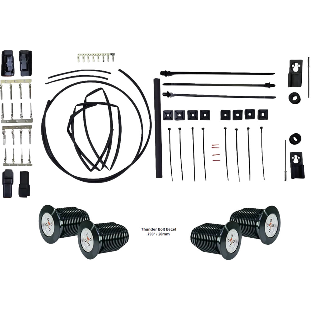 Bag Bolts Taillight Kit with Thunder Bolts Bag Bolts Taillight Kit with Thunder Bolts