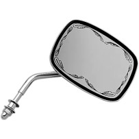 Die-Cast Chrome Custom Mirror — Short