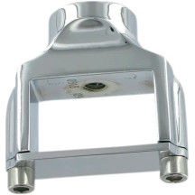 Abrazadera de montaje lateral para matrícula — Montaje lateral, cromado