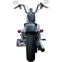 Side Mount License Plate with LED Tag Light
