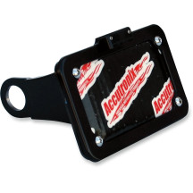 Side Mount License Plate with LED Tag Light