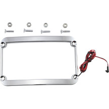The One Rear Fender Lighted License Frame