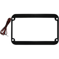 Marco de matrícula iluminado The One Rear Fender — Compatible con guardabarros trasero The One #1401-0485, acepta placas 4" x 7"