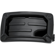 Soporte de matrícula curvado Nova — Negro