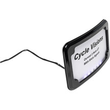 3-Hole Mounted LED Lighted License Plate Frame