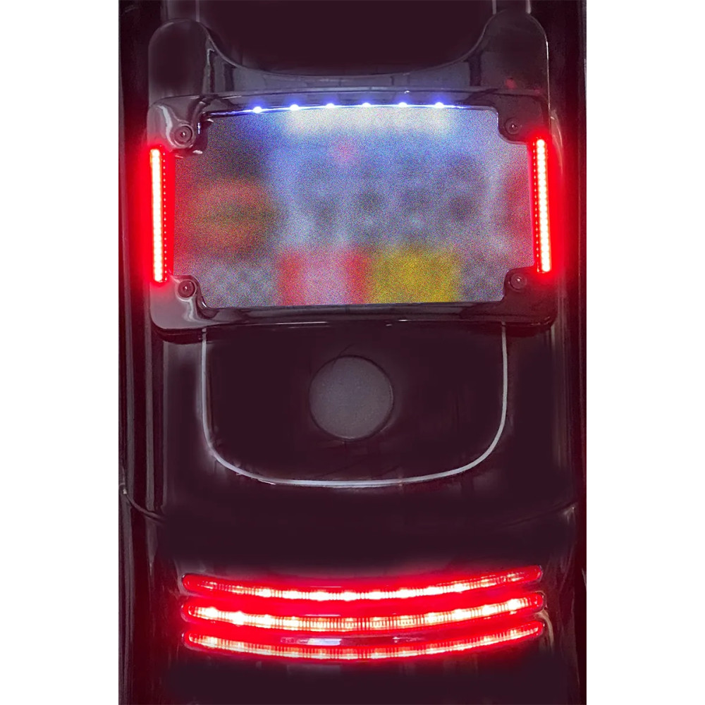 Plug & Play LED Radius License Plate Frame Plug & Play LED Radius License Plate Frame