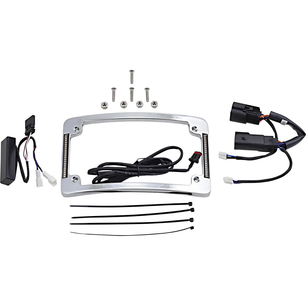 Plug & Play LED Radius License Plate Frame Plug & Play LED Radius License Plate Frame