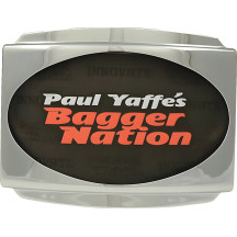 Stealth III License Plate Frame — Chrome, rear fender