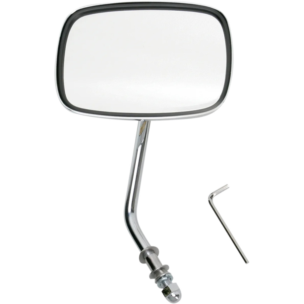 Live to Ride Custom Mirror — 25 mm (1") mounting, clamp-on, Chrome/Gold