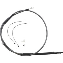 Black Pearl™ Designer Handlebar Installation Kit — 12"–14" risers, ape hanger fit, Black