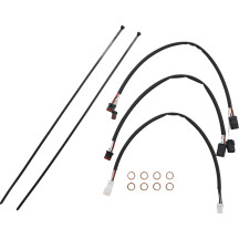 Kit de instalación para manillar Sterling Chromite II® Designer — Para manillares de 12"–14", Ape Hanger, cromado con laca trans