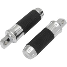 Custom Footpegs — male mount, black