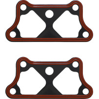 Tappet Cover Gaskets — Tappet cover, rubber-covered metal