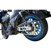 Chain Drive Conversion Kit — 530 chain, 57/27 teeth, natural & anodized